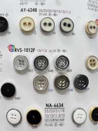 RVS1012F Botones De Arandela Con Ojales De 4 Orificios[Botón] IRIS Foto secundaria