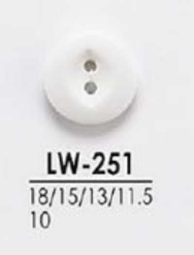 LW251 Botones para teñir para prendas ligeras como camisas y polos