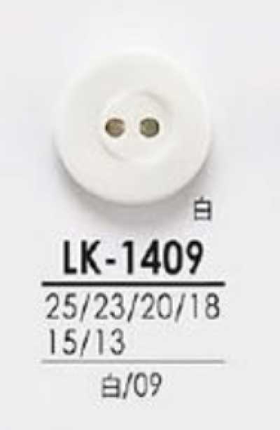 LK1409 Botones para camisas y abrigos, negros y teñibles