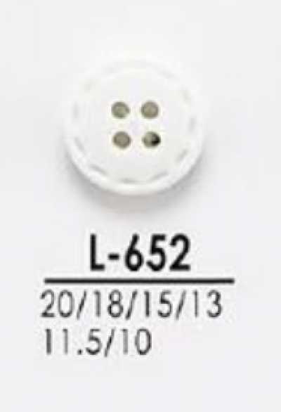 L652 Botones teñibles para prendas ligeras como camisas y polos