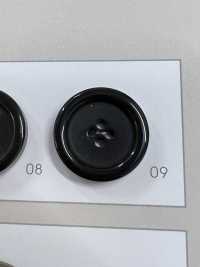 UNICORN575 [Estilo Buffalo] Botón De 4 Agujeros Con Borde, Grueso, Brillante NITTO Button Foto secundaria