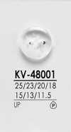 KV48001 Botones negros y teñibles para camisa