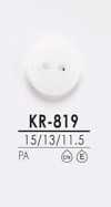 KR819 Botón para camisa para negro y teñido
