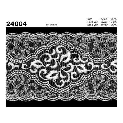 24004 Encaje de tul, ancho estrecho