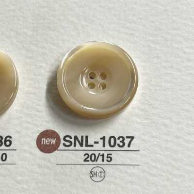 SNL1037 Botón de concha Takase de material natural con 4 agujeros