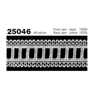 25046 Encaje químico, de ancho estrecho