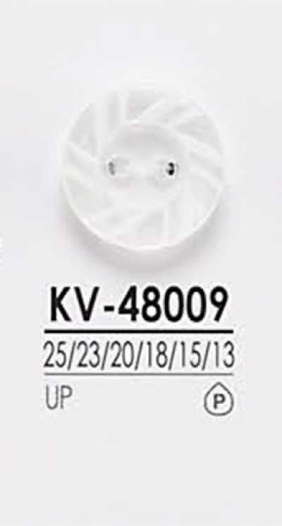 KV48009 Botón simple de poliéster de 2 agujeros