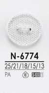N6774 Botón con corte diamante para teñir