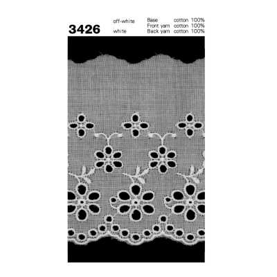 3426 Encaje de algodón