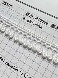 25118 Encaje Químico Estrecho[Cordón] Kyowa Lace Subfoto