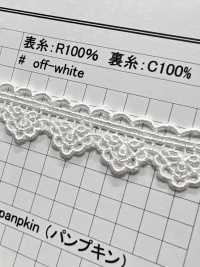 25128 Encaje Químico Estrecho[Cordón] Kyowa Lace Subfoto