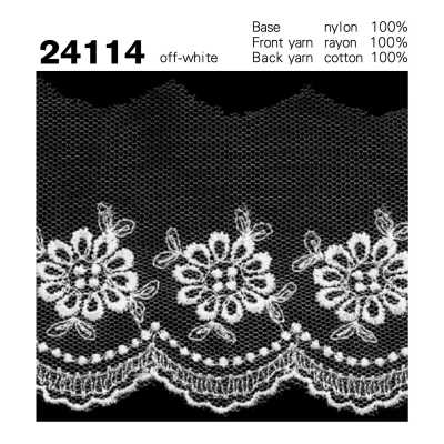 24114 Encaje de tul