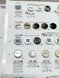 VC9799 4- Botón De Ojal Con Arandela Para Teñir IRIS Foto secundaria