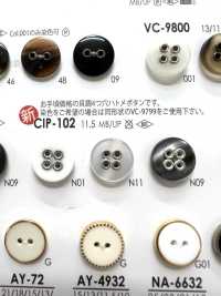 CIP102 Botones De Arandela Con Ojales De 4 Orificios[Botón] IRIS Foto secundaria