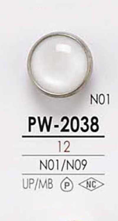 PW2038 Botón de 4 agujeros con aspecto de concha y poste cerrado para teñir