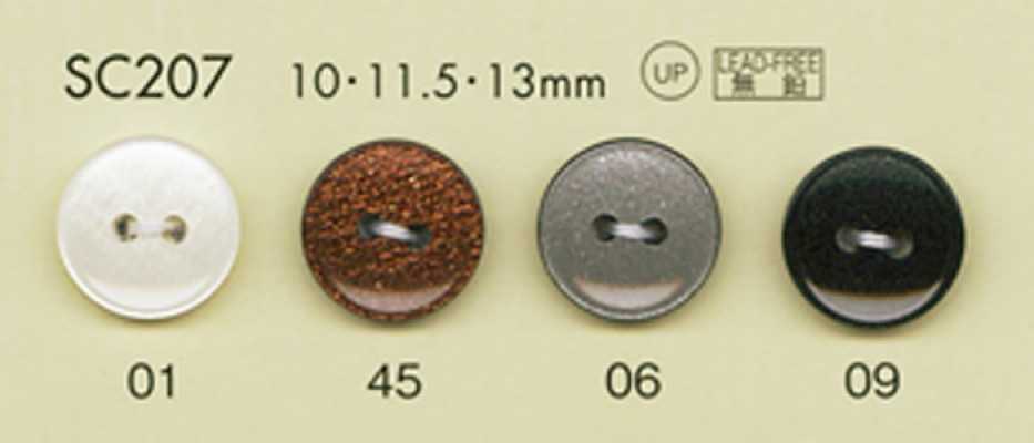 SC207 DAIYA BUTTONS Serie HYPER DURABLE resistente a los impactos Botones de poliéster estilo concha