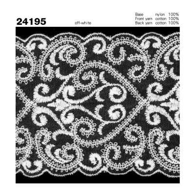 24195 Encaje de tul
