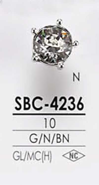SBC4236 Botón de cristal