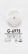 G6975 Botón De Piedra De Cristal Con Forma De Rizo Rosa Para Teñir