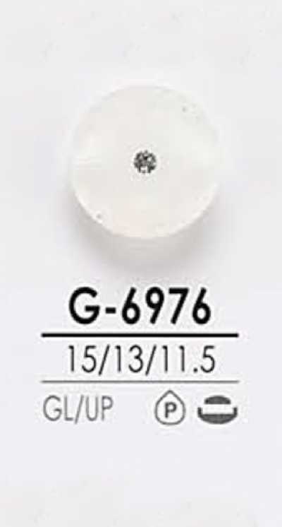 G6976 Botón de piedra de cristal estilo pin-curl teñido