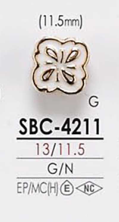 SBC4211 Botón de metal para teñir