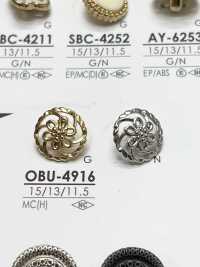 OBU4916 Botón De Metal IRIS Foto secundaria