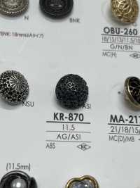 KR870 Botón De Metal IRIS Foto secundaria