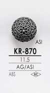 KR870 Botón metálico