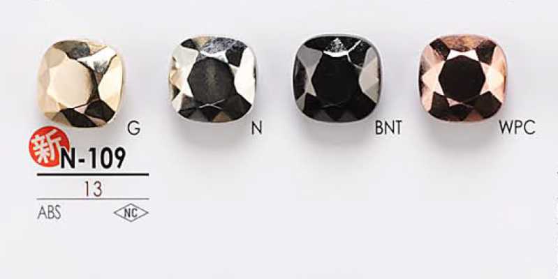 N109 Botón de metal