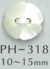 PH318 Botón de concha biselado de 2 agujeros