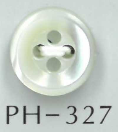 PH327 Botón de concha de 4 agujeros