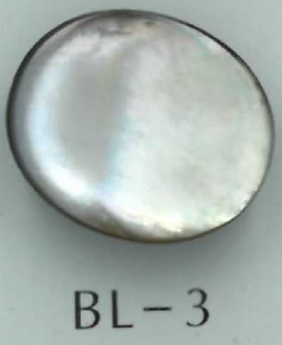 BL-3 Botón de nácar con vástago ovalado