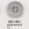 SB1001 Botón de concha de nácar negro de 4 agujeros