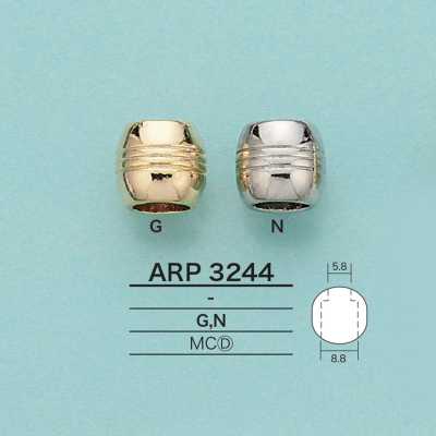 ARP3244 Extremo redondo para cordón (chapado)