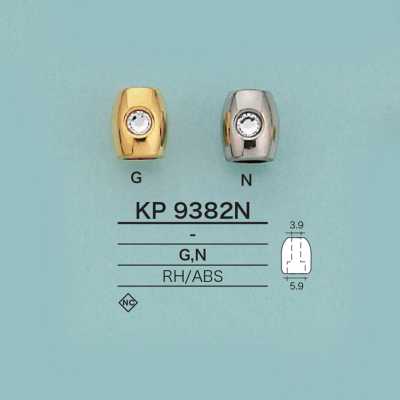 KP9382N Terminal para cordón con pedrería (chapado)