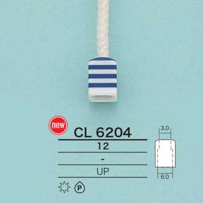 CL6204 Terminal cuadrado para cordón (rayas horizontales)