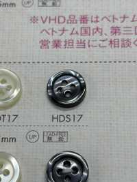 HDS17 BOTONES DAIYA Resistente A Impactos HIPER DURABLE Serie "" Botón De Poliéster Con Forma De Concha "" DAIYA BUTTON Foto secundaria