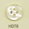 HDT8 Botón de poliéster tipo nácar de la serie HYPER DURABLE resistente a los golpes de DAIYA BUTTONS