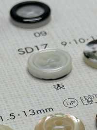 SD17 BOTONES DAIYA Resistente A Los Impactos HIPER DURABLE Serie "" Botón De Poliéster Con Forma De Conch DAIYA BUTTON(DAIYA BUTTON) Subfoto