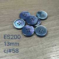 ES200 Botones De Poliéster De Cuatro Agujeros Con Borde Tipo Concha De Alta Calidad[Botón] DAIYA BUTTON(DAIYA BUTTON) Subfoto