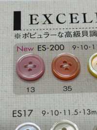 ES200 Botones De Poliéster De Cuatro Agujeros Con Borde Tipo Concha De Alta Calidad[Botón] DAIYA BUTTON(DAIYA BUTTON) Subfoto