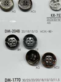 DM2048 Botón De Metal De 4 Agujeros Para Chaquetas Y Trajes IRIS Foto secundaria