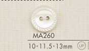 MA260 Botones DAIYA de poliéster con efecto nácar