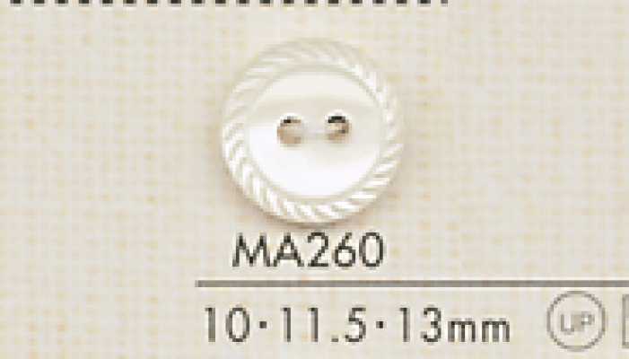 MA260 Botones DAIYA de poliéster con efecto nácar