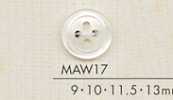 MAW17 DAIYA BUTTONS Botón de poliéster estilo concha