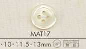 MAT17 DAIYA BUTTONS Botón de poliéster con aspecto de nácar