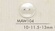 MAW104 DAIYA BUTTONS Botón de poliéster tipo concha