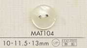 MAT104 DAIYA BUTTONS Botón de poliéster con forma de concha