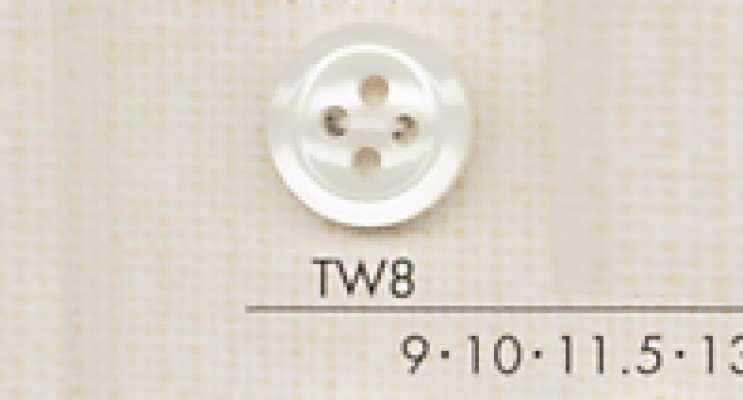 DAIYA BUTTONS Botón de poliéster estilo concha