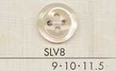 SLV8 DAIYA BUTTONS Botón de poliéster estilo concha